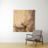 LEOPARD PORTRAIT WANDKLEED (In Situ (horizontaal))