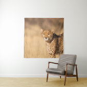 LEOPARD PORTRAIT WANDKLEED (In situ)