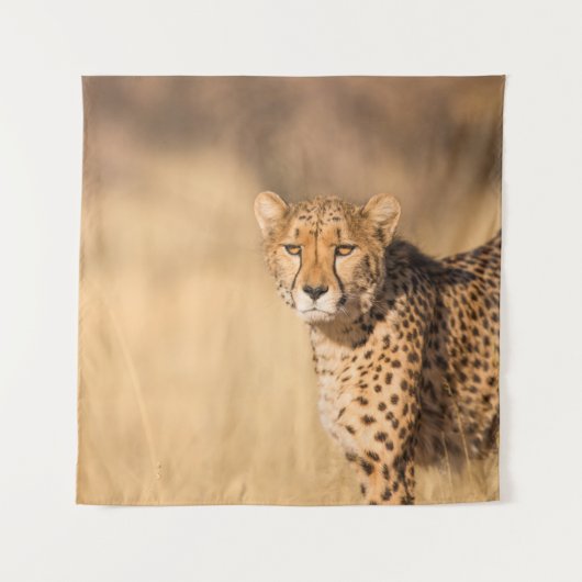 LEOPARD PORTRAIT WANDKLEED (Voorkant)