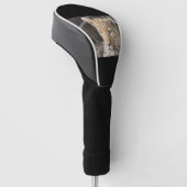 Leopard portret golfheadcover (Schuin)