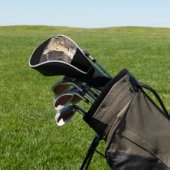 Leopard portret golfheadcover (Insitu)