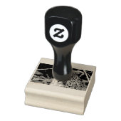 Leopard portret rubberstempel (Stempel)