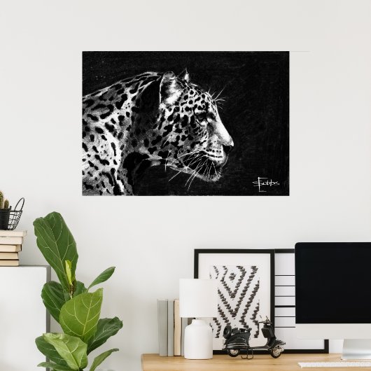 Leopard Poster (Thuiskantoor)