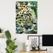 LEOPARD POSTER (Thuiskantoor)