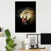 Leopard-Poster afdrukken - Motivatie Afbeelding in Poster (Thuiskantoor)