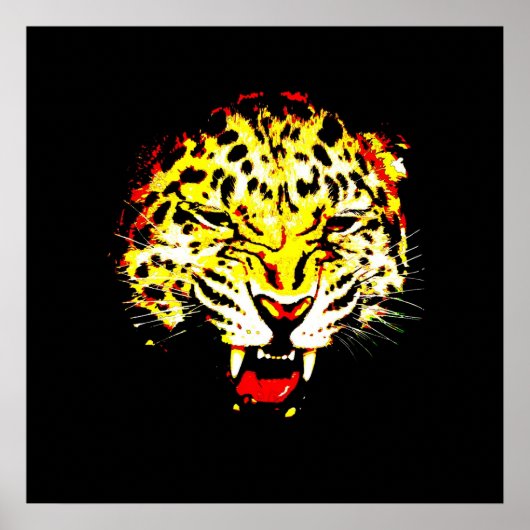 Leopard-Poster afdrukken - Posters voor luipaarden (Voorkant)