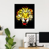 Leopard Poster Print - Luipaard Posters - grote ka (Thuiskantoor)