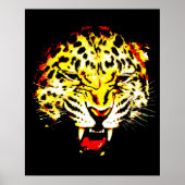 Leopard Poster Print - Luipaard Posters - grote ka (Voorkant)