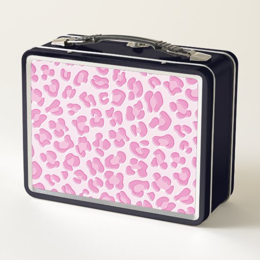 Leopard Preppy Pink Line (Achterkant)