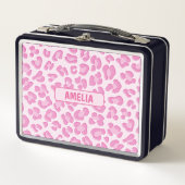 Leopard Preppy Pink Line (Voorkant)