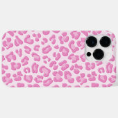 Leopard Preppy Pink Line Case-Mate iPhone Case (Achterkant (horizontaal))