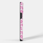Leopard Preppy Pink Line iPhone Hoesje (Rechterkant)