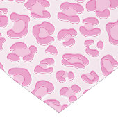 Leopard Preppy Pink Line Lange Tafelloper (Hoek)