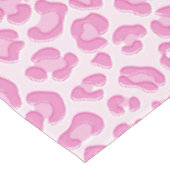 Leopard Preppy Roze Lijn - Recept Poster Tafelkleed (Gekanteld)