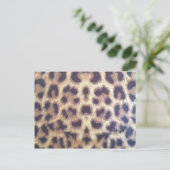 Leopard print #36884 briefkaart (Staand voorkant)
