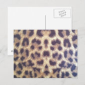 Leopard print #36884 briefkaart (Voorkant / Achterkant)