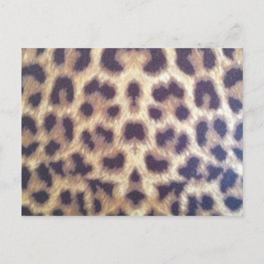 Leopard print #36884 briefkaart (Voorkant)