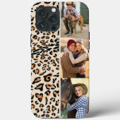 Leopard Print 3 Verticale foto Natuurlijke Case-Mate iPhone Case (Achterkant)