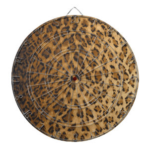 Leopard Print A monogram initiaal Dartbord