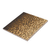 Leopard Print A monogram initiaal Tegeltje (Zijkant)