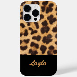 Leopard Print Animal Fur Gepersonaliseerd Case-Mate iPhone Case