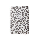 Leopard Print Animal Patroon Bath Mat (Voorkant Verticaal)