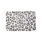 Leopard Print Animal Patroon Bath Mat (Voorkant)