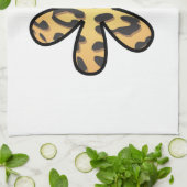 Leopard Print, Animal Print, bruine luipaard, vent Theedoek (Gevouwen)