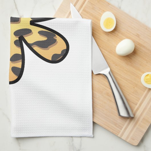 Leopard Print, Animal Print, bruine luipaard, vent Theedoek (Quarter Fold)