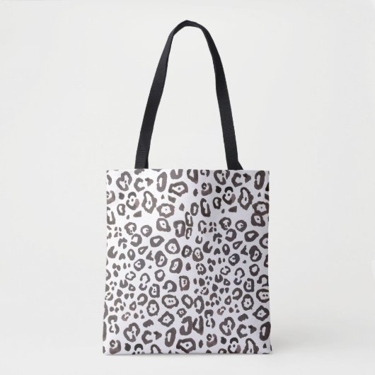 Leopard Print Animal Print Canvas tas (Voorkant)