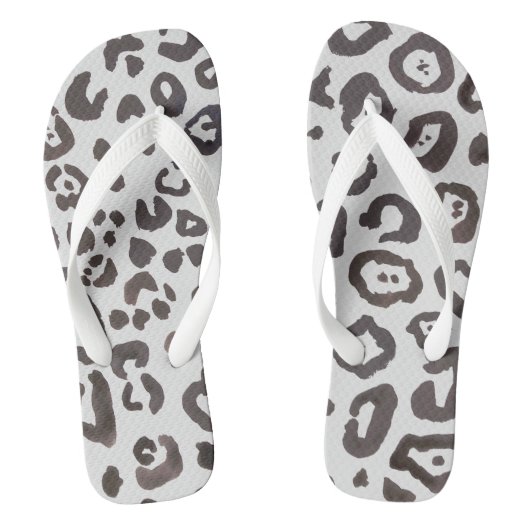 Leopard Print Animal Print Mode Teenslippers (Voetbed)