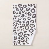 Leopard Print Animal Print Patroon Bath-handdoekse Bad Handdoek (Handdoek)