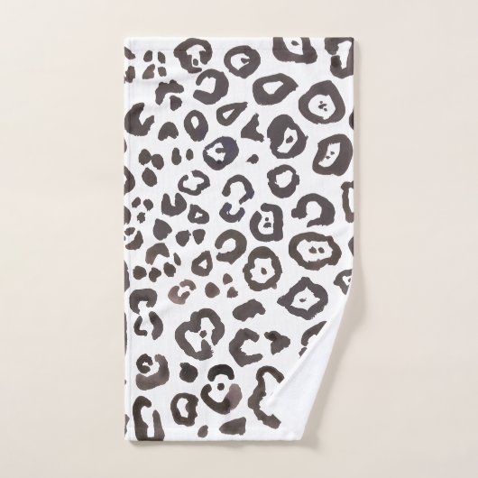 Leopard Print Animal Print Patroon Bath-handdoekse Bad Handdoek (Handdoek)
