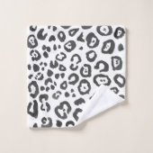 Leopard Print Animal Print Patroon Bath-handdoekse Bad Handdoek (Wasdoekje)