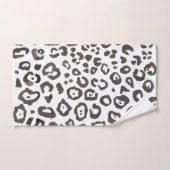 Leopard Print Animal Print Patroon Bath-handdoekse Bad Handdoek (Handdoek)