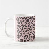 Leopard Print Animal Print Patroon Koffiemok (Links)