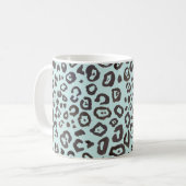 Leopard Print Animal Print Patroon Koffiemok (Voorkant links)