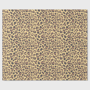 Leopard Print Animal Skin Patronen Cadeaupapier