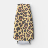 Leopard Print Animal Skin Patronen Flesjeskoeler (Voorkant)