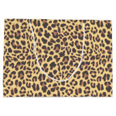 Leopard Print Animal Skin Patronen Large Cadeautasje (Achterkant)