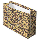 Leopard Print Animal Skin Patronen Large Cadeautasje (Voorkant Gekanteld)