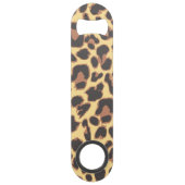 Leopard Print Animal Skin Patronen Speed Flessenopener (Achterkant)