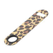 Leopard Print Animal Skin Patronen Speed Flessenopener (Achterkant Gekanteld)