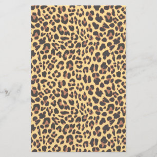 Leopard Print Animal Skin Patroon Briefpapier
