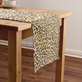 Leopard Print Animal Skin Patroon Korte Tafelloper (Voorbeeld)