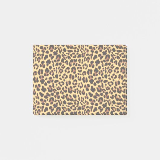 Leopard Print Animal Skin Patroon Post-it® Notes (Voorkant)