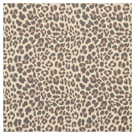 Leopard Print Animal Skin Patroon Stof (Swatch)