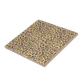 Leopard Print Animal Skin Patroon Tegeltje (Zijkant)