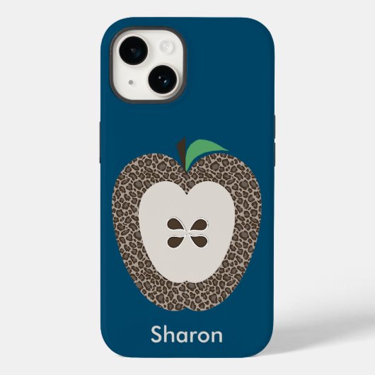 Leopard Print Apple docenten Hoesje-Mate iPhone Ca Case-Mate iPhone Case (Achterkant)