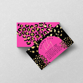 Leopard Print Baby shower Boeken voor Baby Informatiekaartje